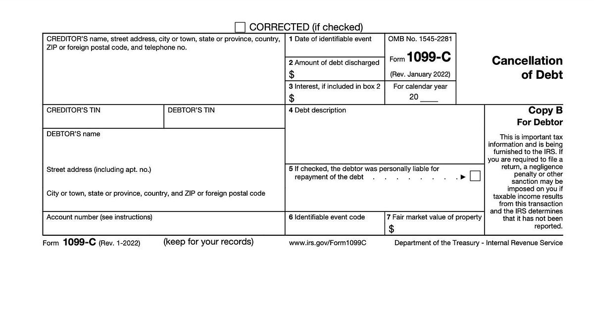 Why You Need to Generate 1099 C Form Online This Tax Season | by PaystubUSA | Oct, 2024 | Medium