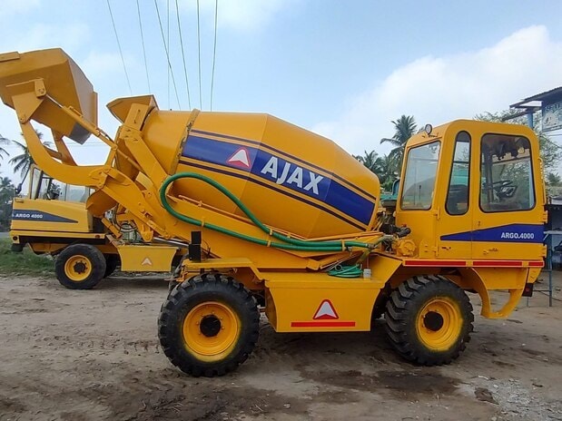 Ajax Fiori on Rent - Aakash Construction Co. — Fiori and Ajax Concrete Mixer Rentals for Efficient Construction