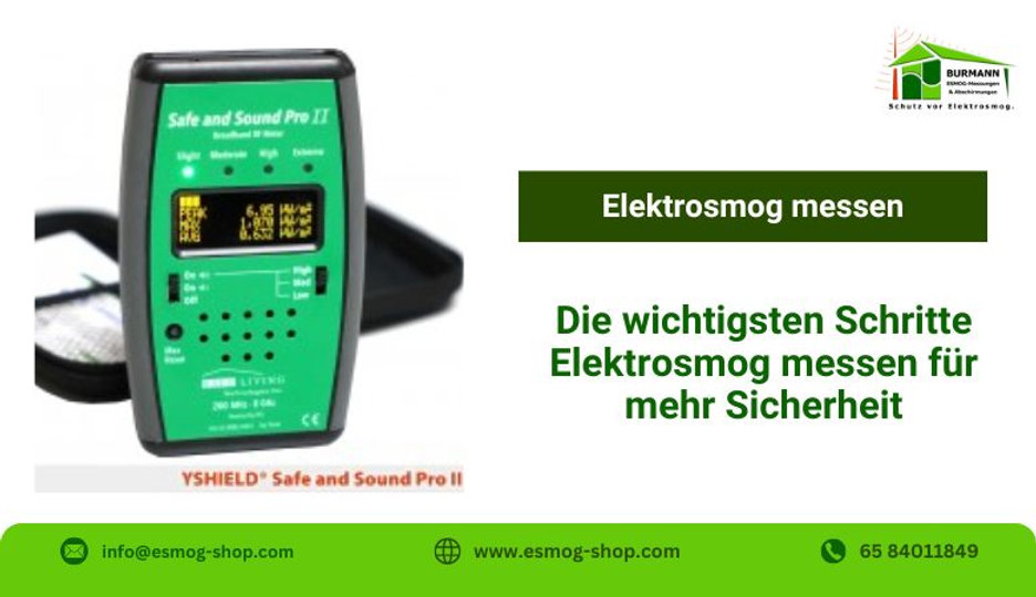 Die wichtigsten Schritte Elektrosmog messen für mehr Sicherheit