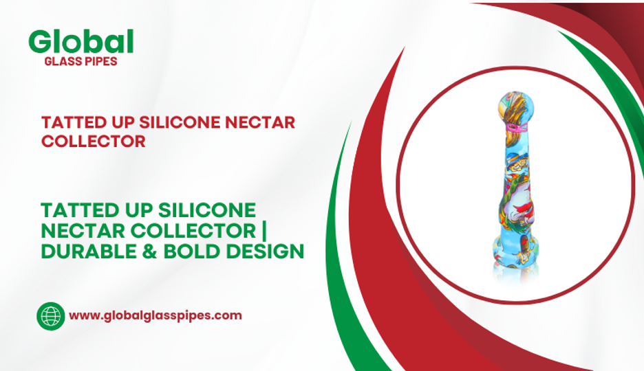 Tatted Up Silicone Nectar Collector | Durable & Bold Design