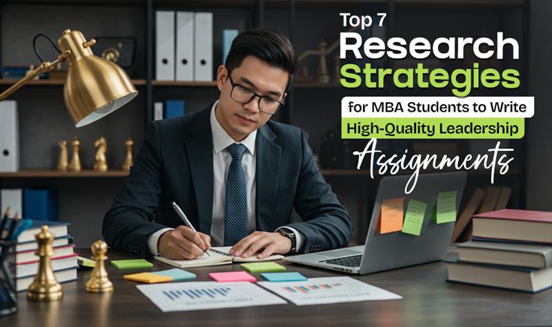 Top 7 Research Strategies for MBA Students to Write High-Quality Leadership Assignments