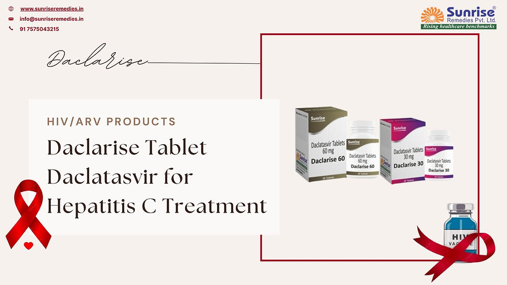 Daclarise Tablet Daclatasvir for Hepatitis C Treatment