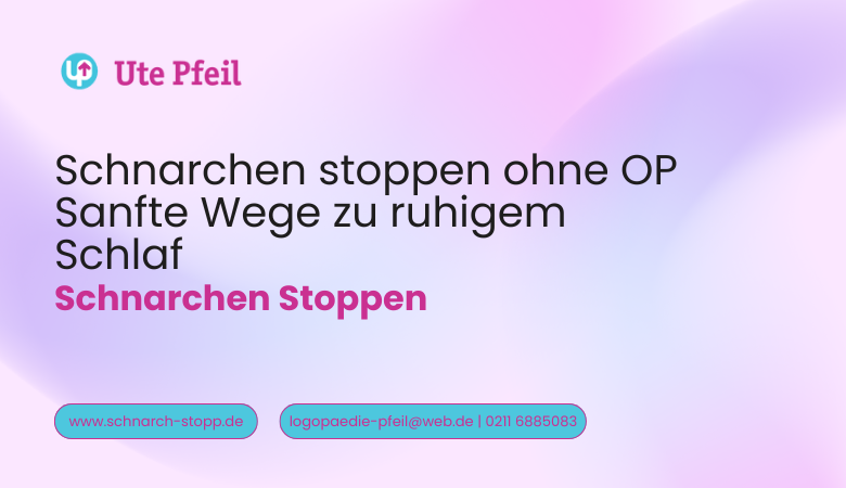 schnarch-stopp — Schnarchen stoppen ohne OP Sanfte Wege zu ruhigem Schlaf