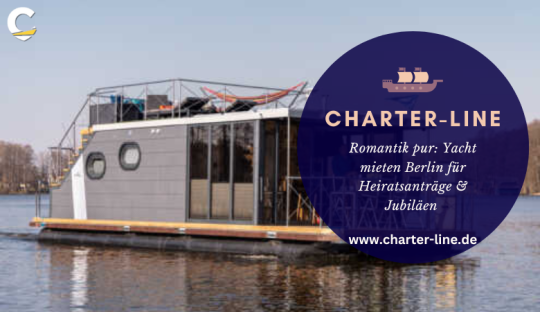 Charter Line — Romantik pur: Yacht mieten Berlin für Heiratsanträge & Jubiläen ??