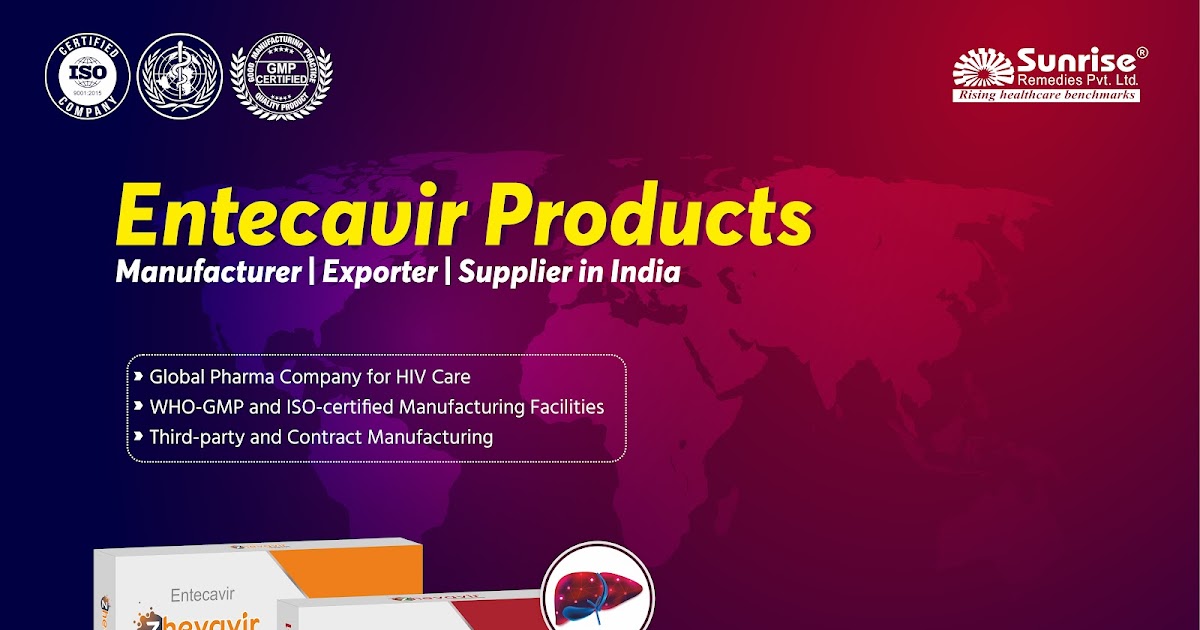 Entecavir Products Manufacturer and Exporter in India