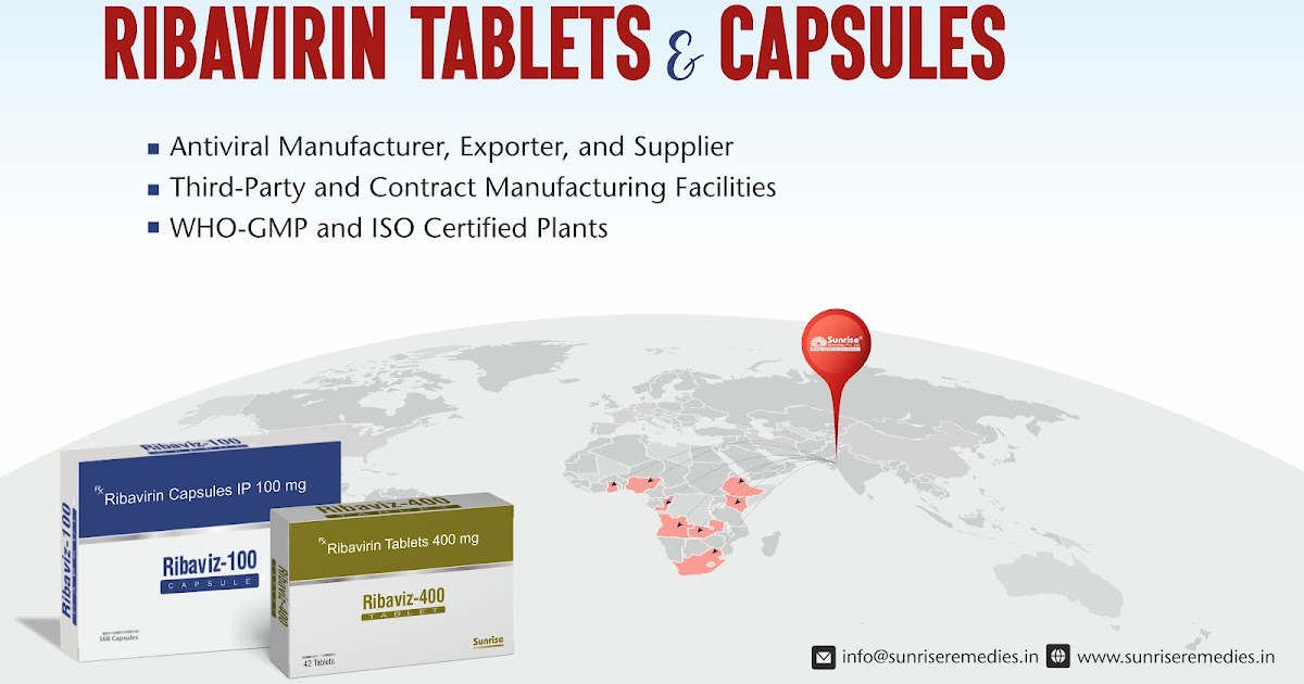 Ribavirin Tablets and Capsules | Antiviral Manufacturer in India