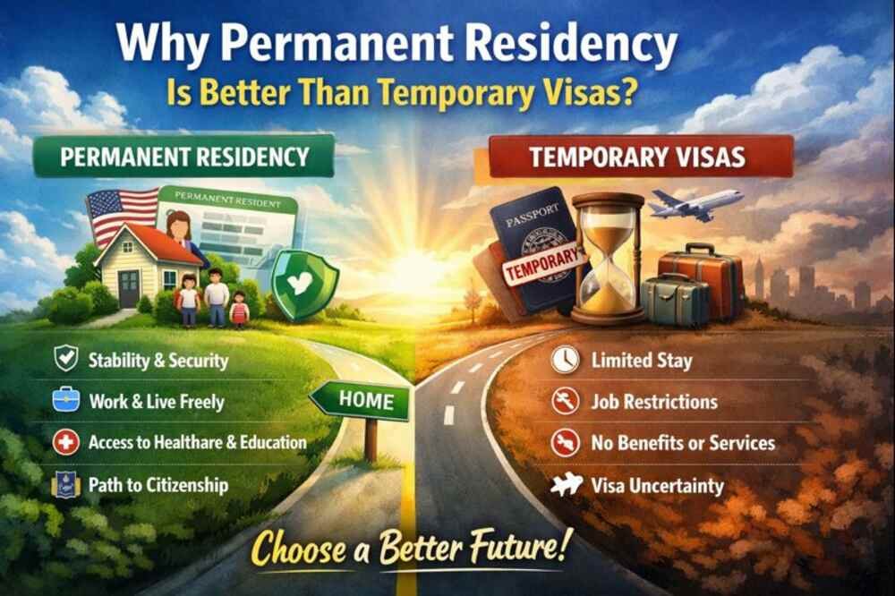 Why Permanent Residency Is Better Than Temporary Visas? - Sukoonhouse