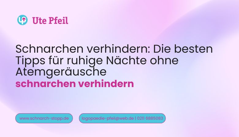 Schnarchen verhindern: Die besten Tipps für ruhige Nächte ohne Atemgeräusche – schnarchstopp