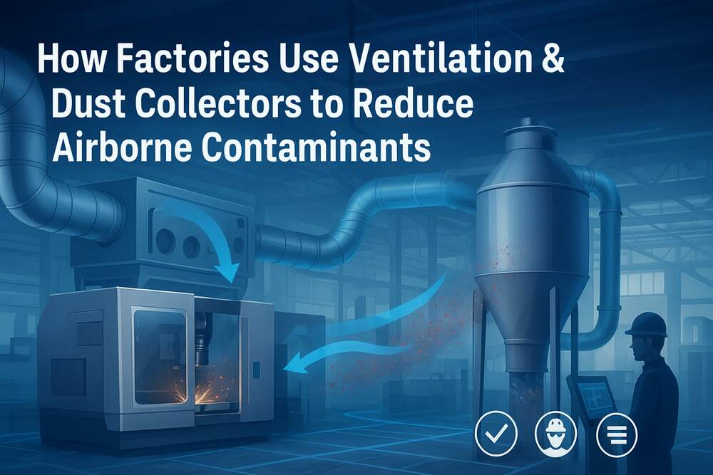 How Factories Use Ventilation & Dust Collectors to Reduce Airborne Contaminants?