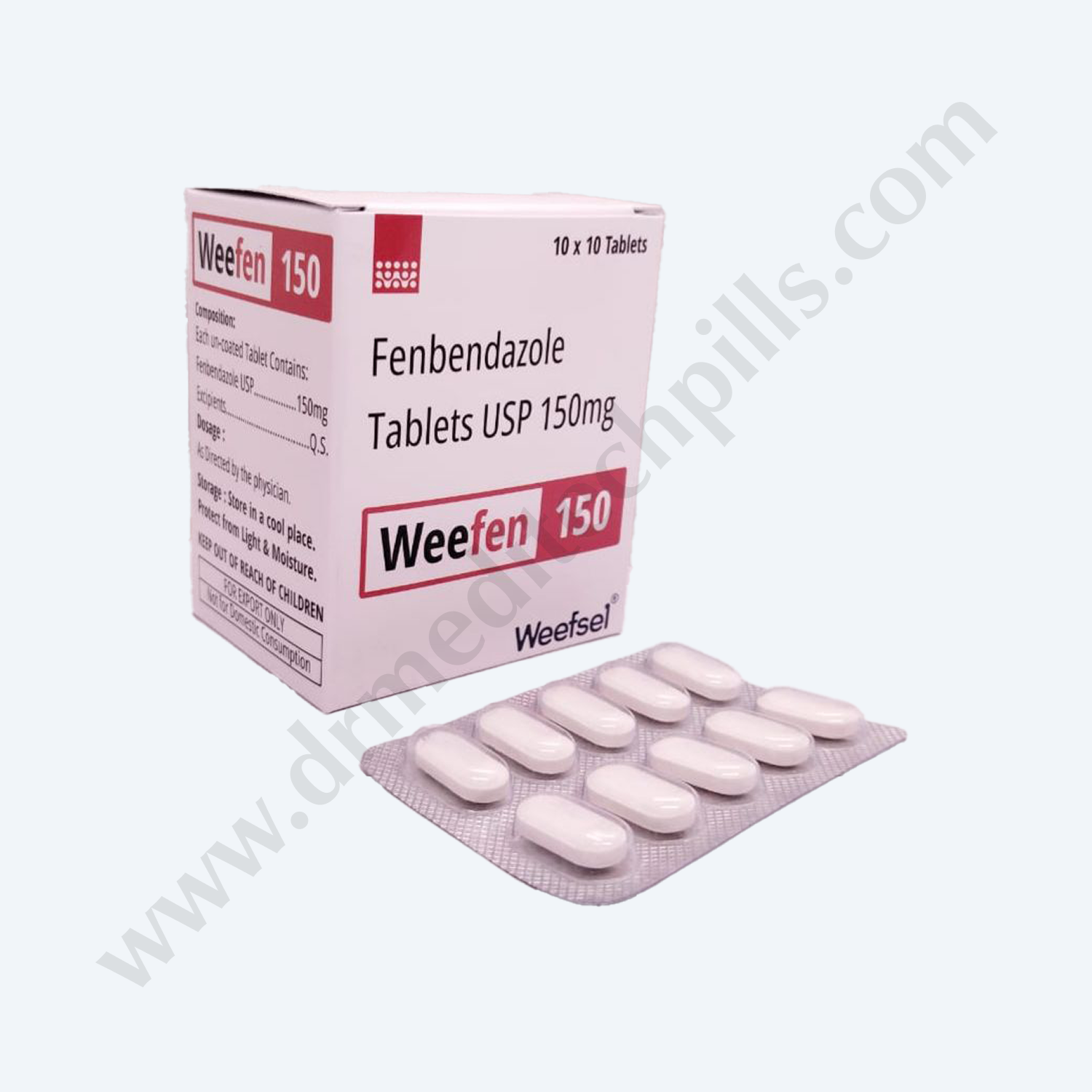 Buy Fenbendazole 150mg Tablet (Weefen 150mg) Online | Dr Meditech Pills