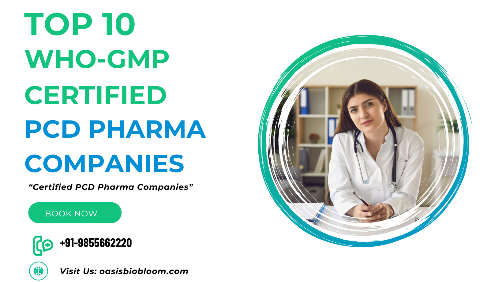 Top 10 WHO GMP Certified PCD Pharma Companies in India