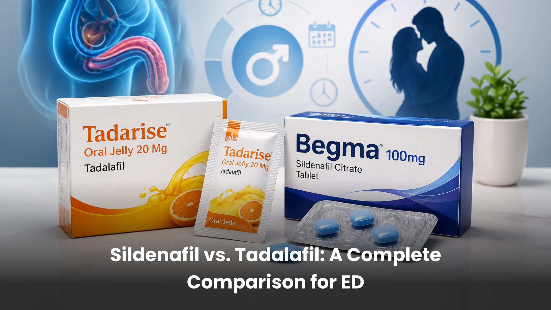 Sildenafil vs. Tadalafil: A Complete Comparison for ED